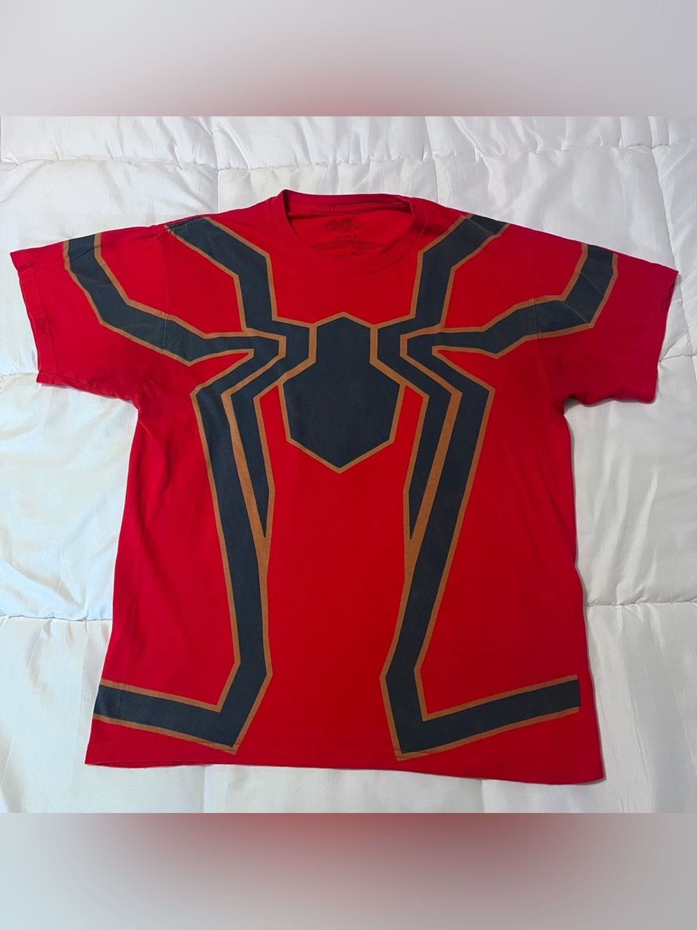 Marvel Red Spider-Man Graphic Tee - Size Medium